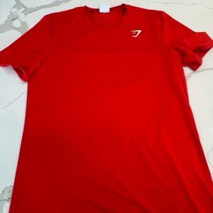 Gymshark Red Short Sleeve Tee